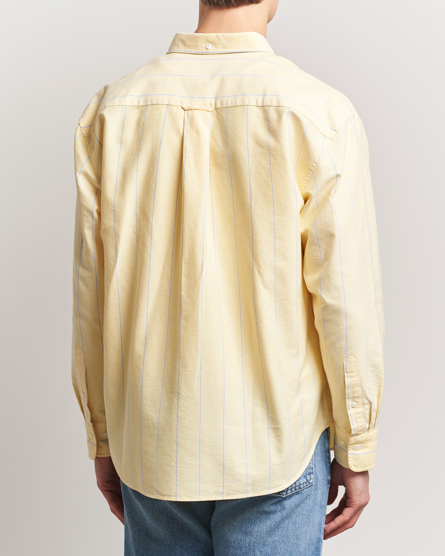 Men | Shirts | GANT | Regular Fit Heritage Oxford Striped Shirt Banana Yellow