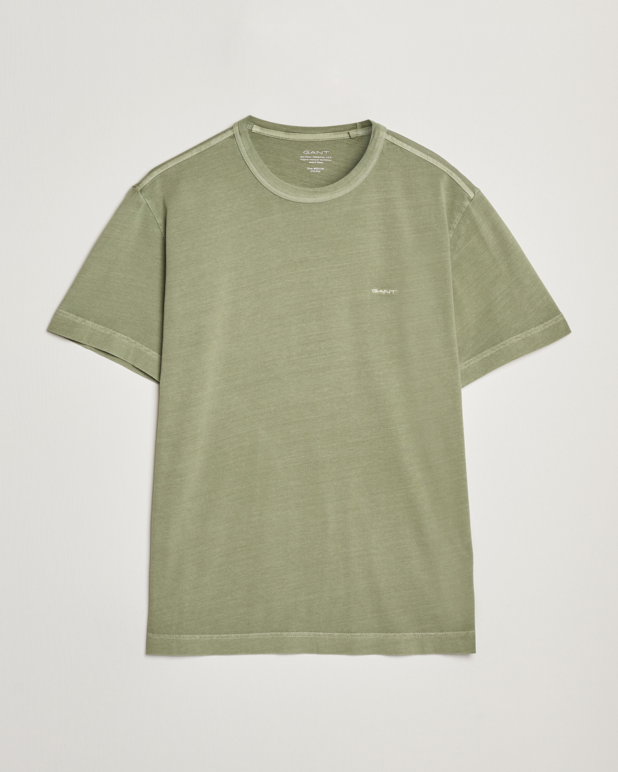 Men | T-Shirts | GANT | Sunfaded T-Shirt Kalamata Green