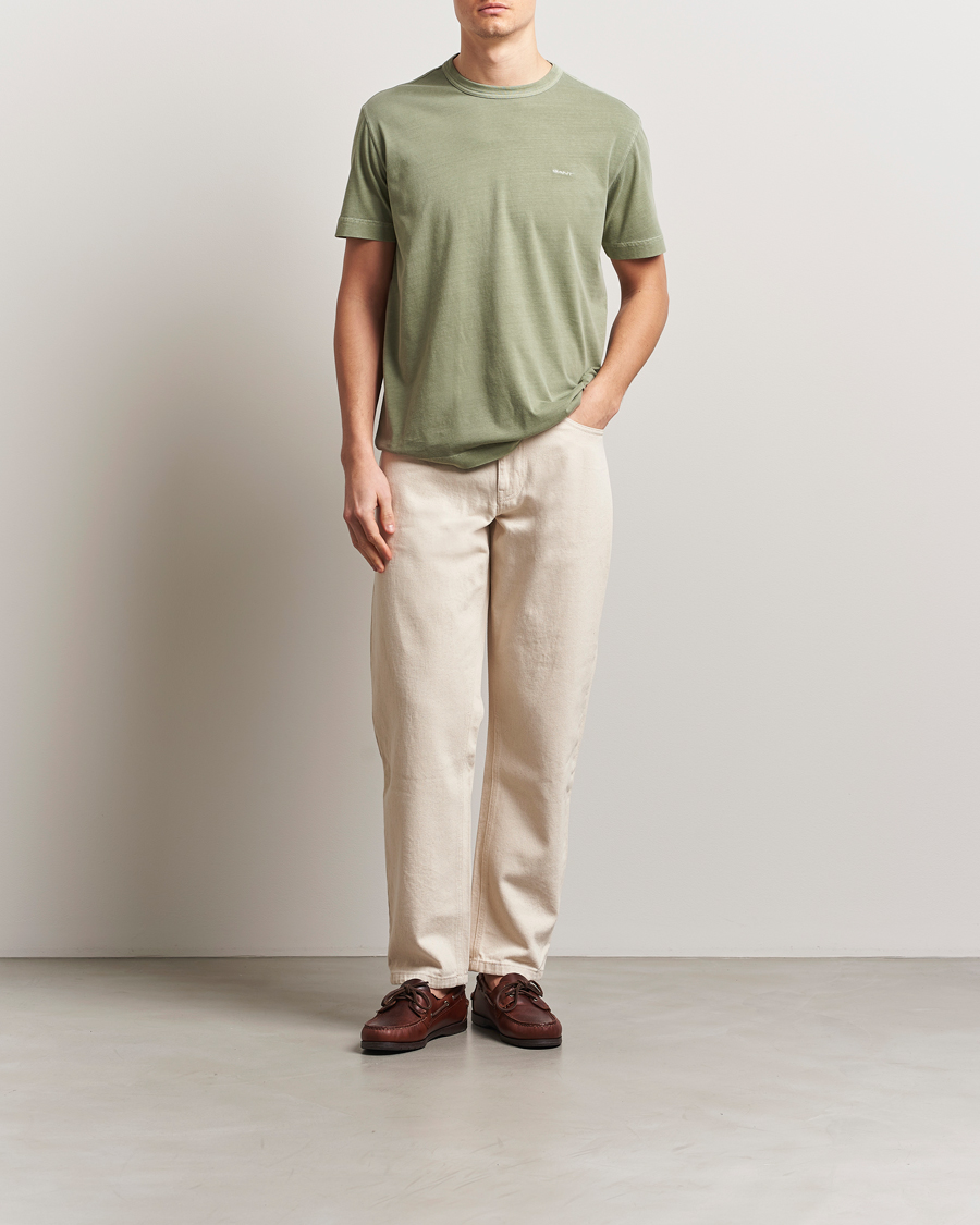 Men | T-Shirts | GANT | Sunfaded T-Shirt Kalamata Green