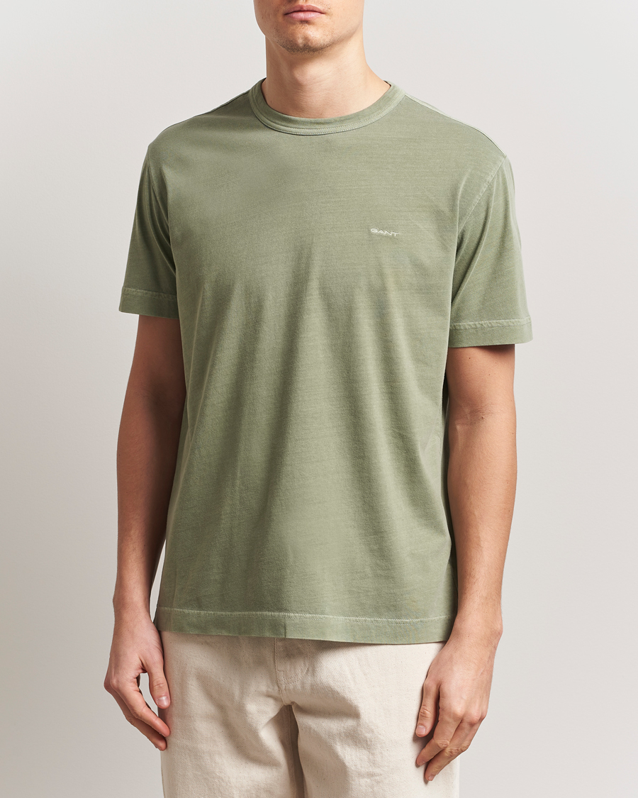 Men | T-Shirts | GANT | Sunfaded T-Shirt Kalamata Green