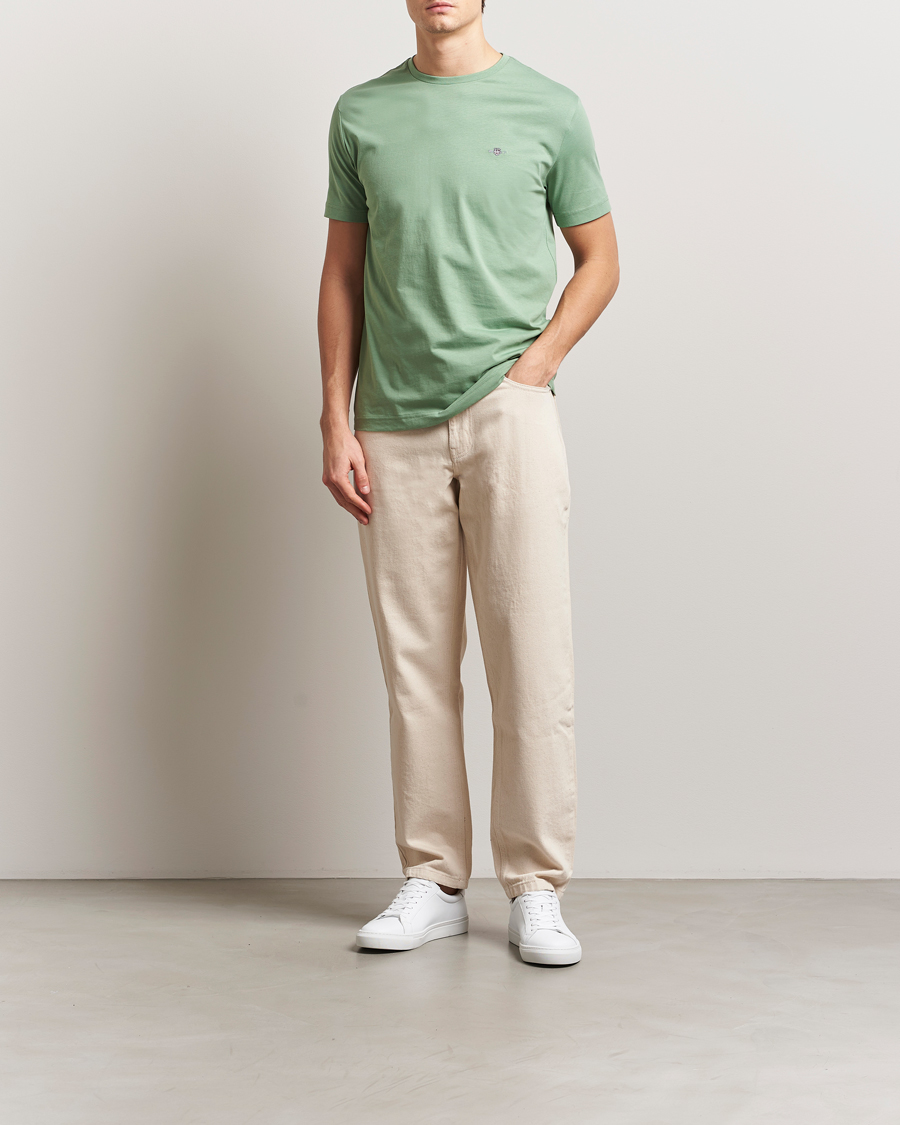 Men | T-Shirts | GANT | The Original T-Shirt Kalamata Green