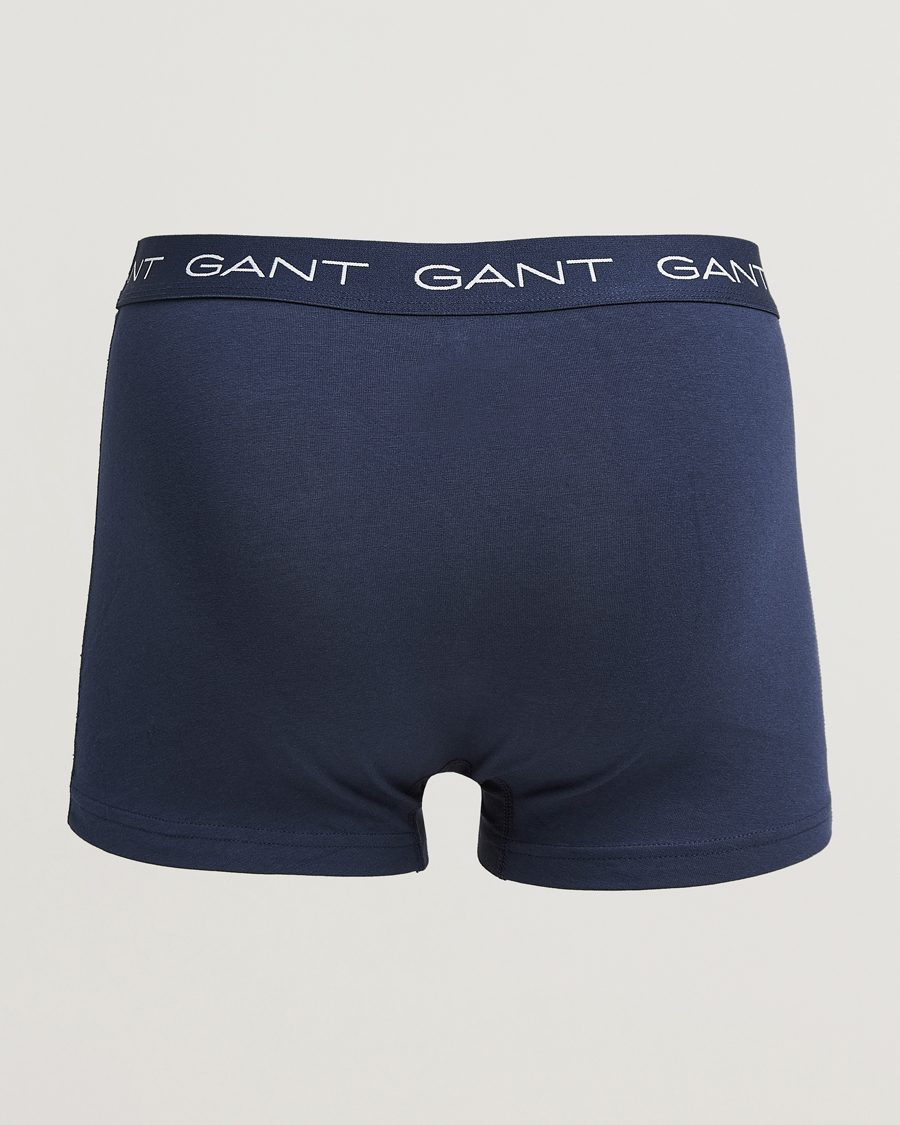 Men | Underwear & Socks | GANT | 3-Pack Trunks Marine