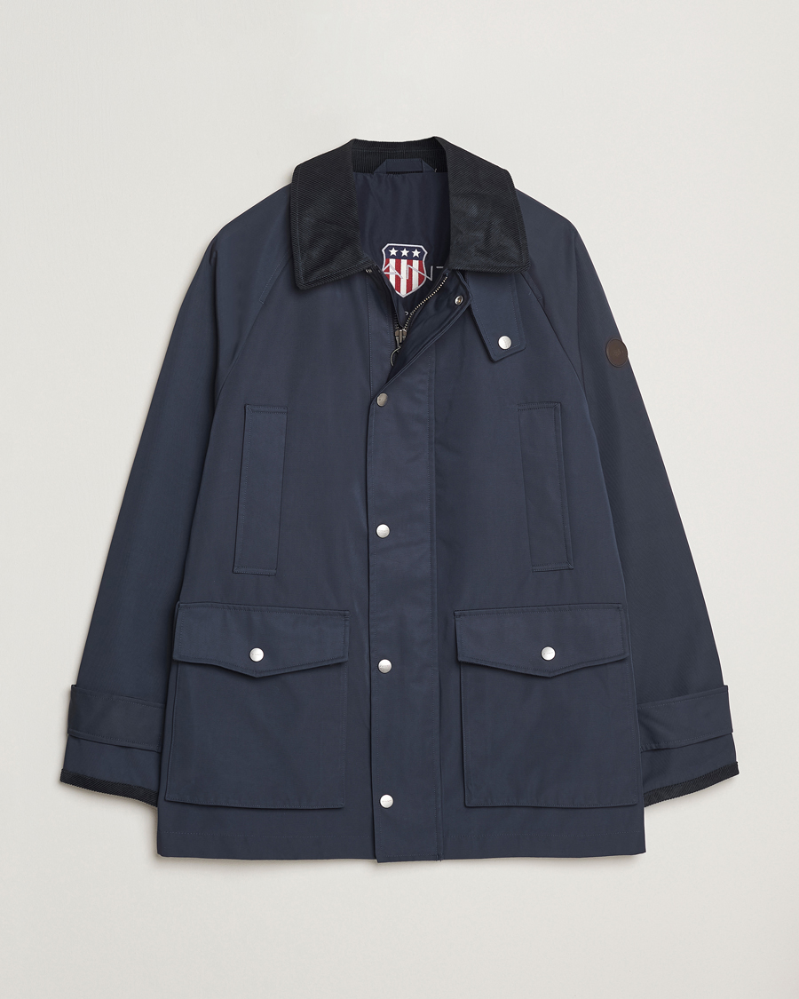 Men | Coats & Jackets | GANT | Spring Decker Jacket Evening Blue