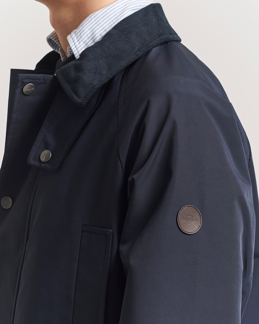 Men | Coats & Jackets | GANT | Spring Decker Jacket Evening Blue