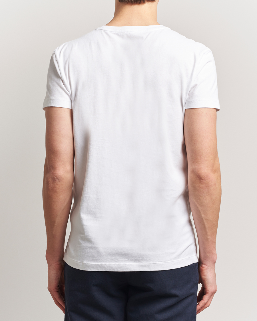 Men | T-Shirts | GANT | 2-Pack Crew Neck T-Shirt Black/White