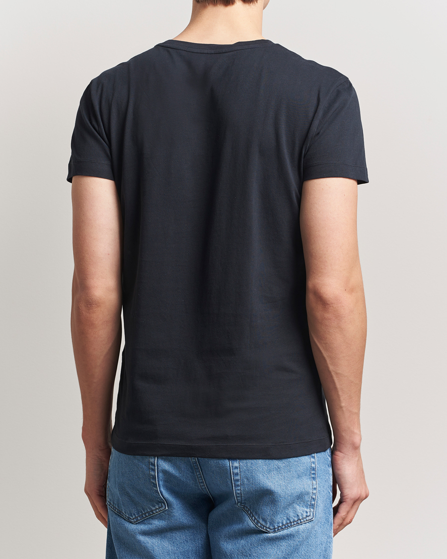Men | T-Shirts | Gant | 2-Pack Crew Neck T-Shirt Black