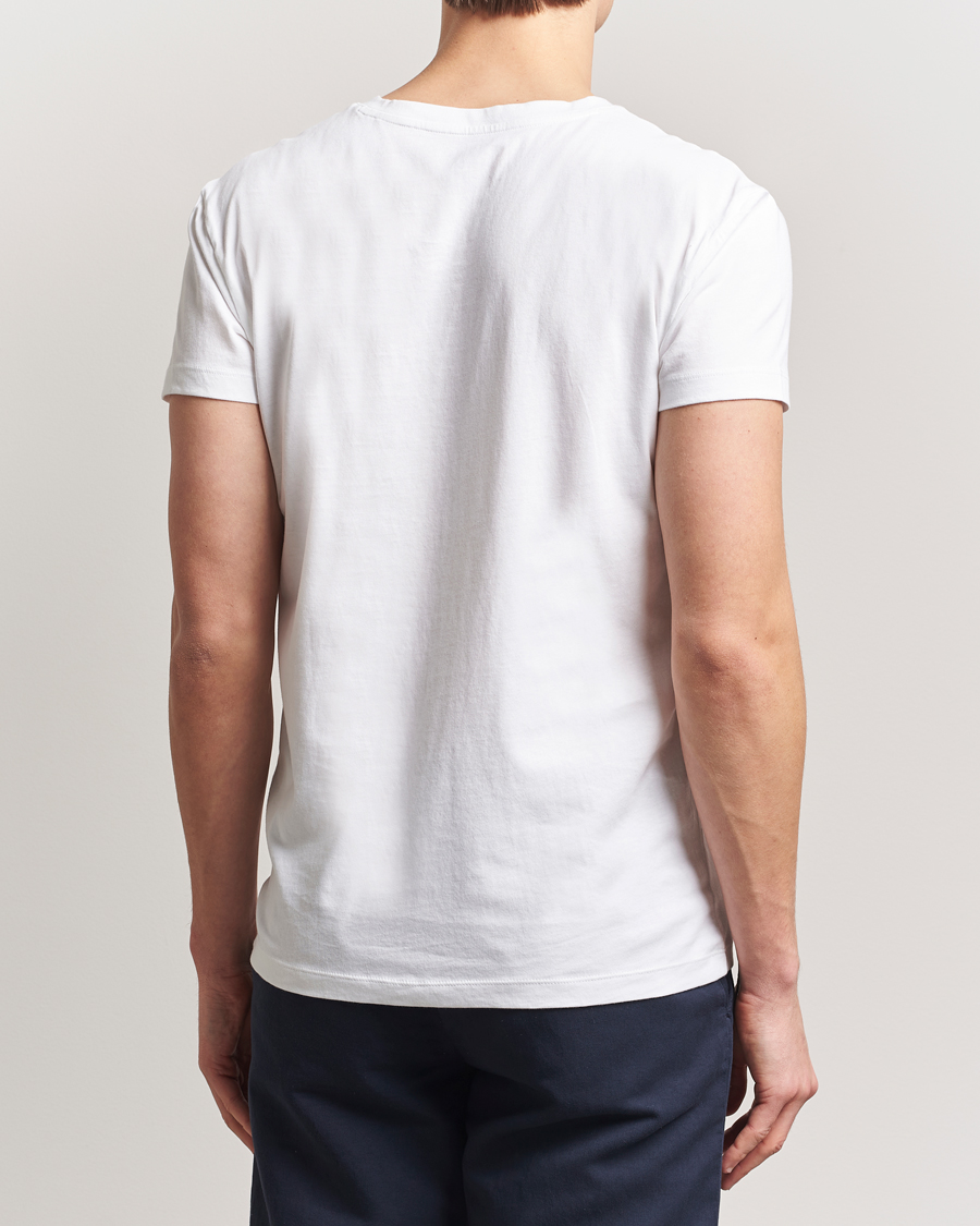 Men | T-Shirts | GANT | 2-Pack V-Neck T-shirt White