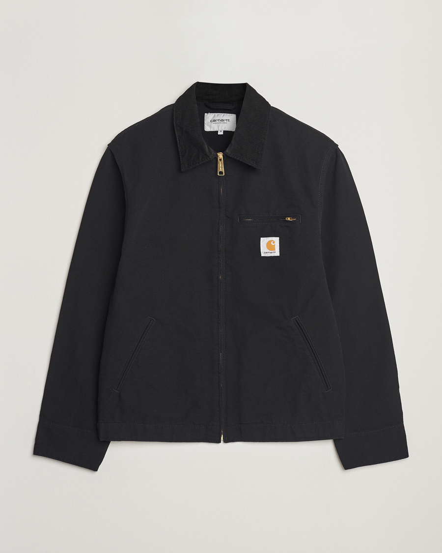 Men | Coats & Jackets | Carhartt WIP | Detroit Jacket Dearborn Canvas Black