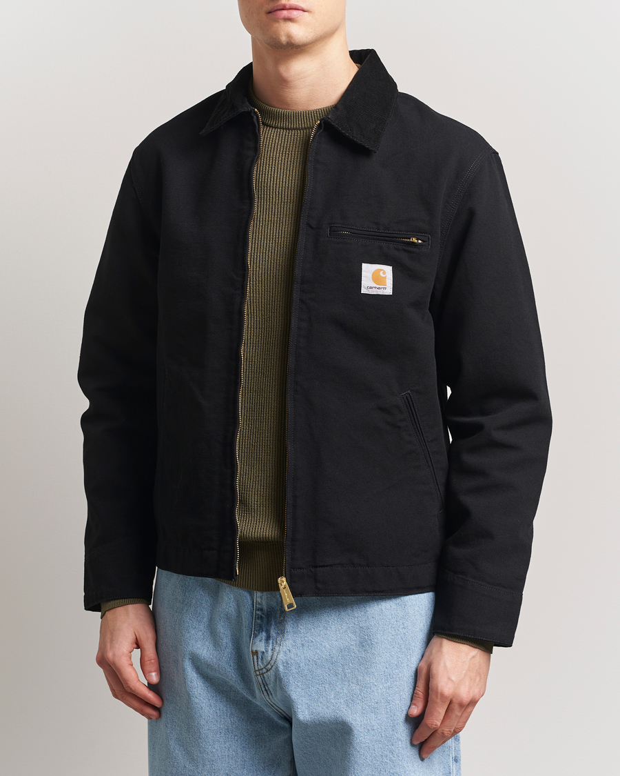 Men | Coats & Jackets | Carhartt WIP | Detroit Jacket Dearborn Canvas Black