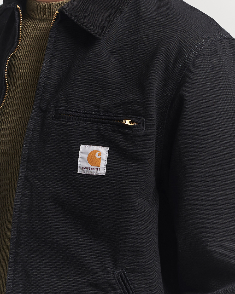Men | Coats & Jackets | Carhartt WIP | Detroit Jacket Dearborn Canvas Black