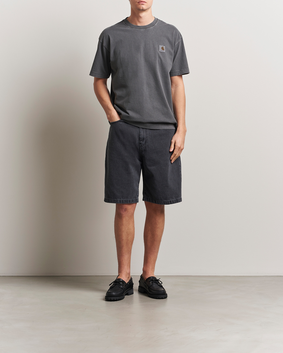 Men | T-Shirts | Carhartt WIP | Nelson Cotton T-Shirt Graphite