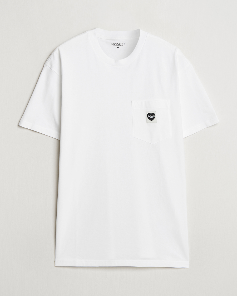Men | T-Shirts | Carhartt WIP | Pocket Heart T-Shirt White