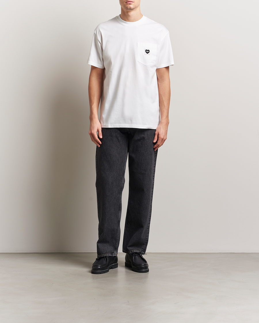 Men | T-Shirts | Carhartt WIP | Pocket Heart T-Shirt White