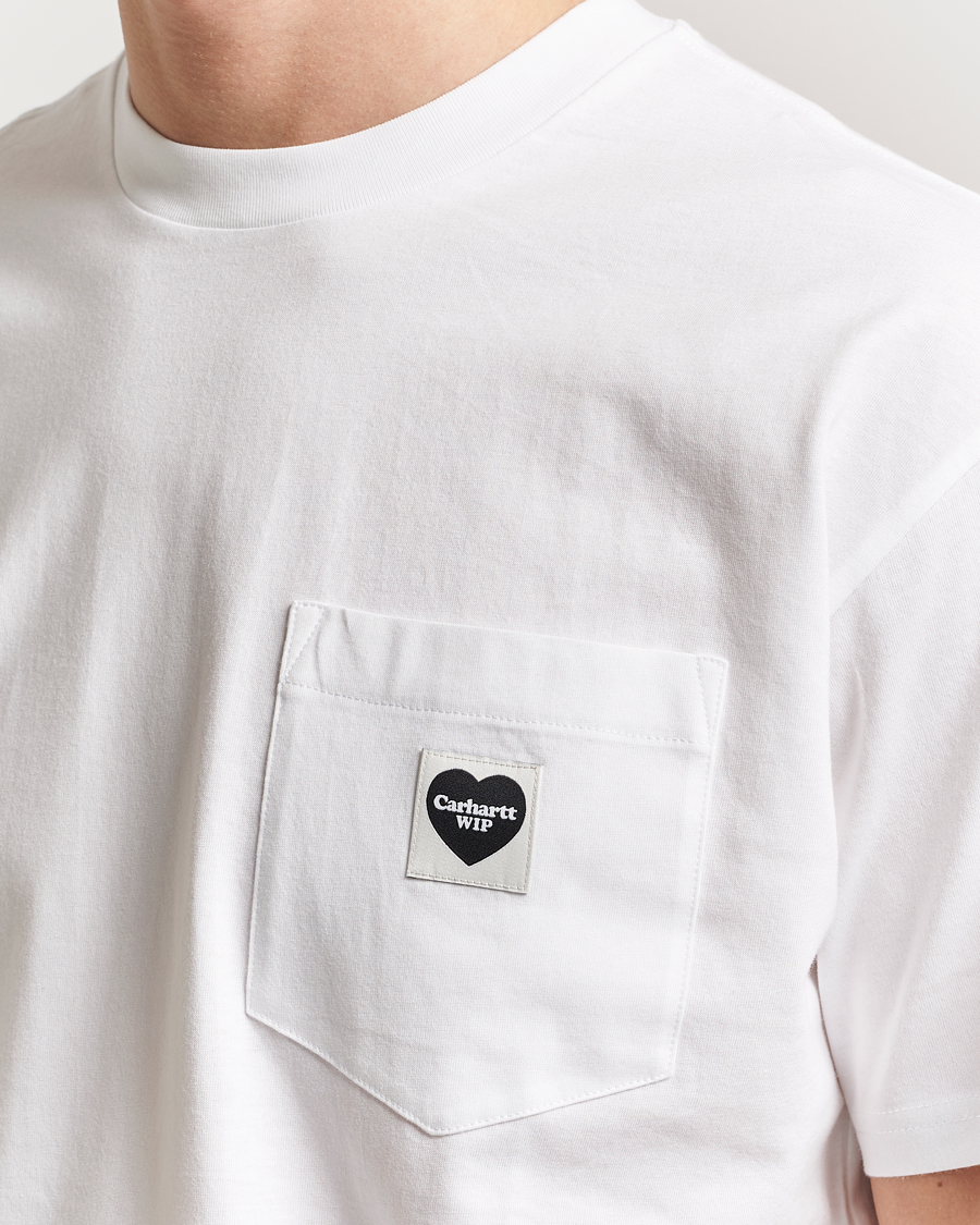 Men | T-Shirts | Carhartt WIP | Pocket Heart T-Shirt White