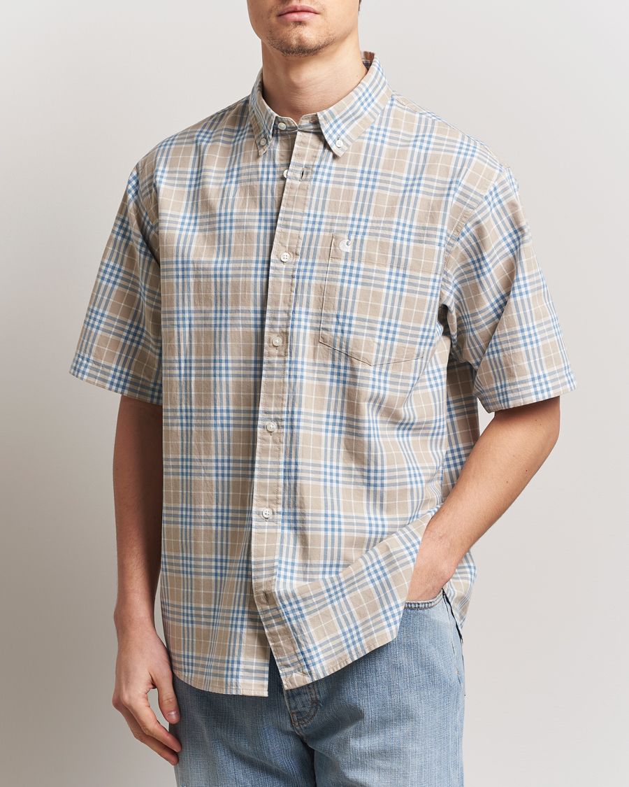 Men | Shirts | Carhartt WIP | Niven Short Sleeve Checked Shirt Niven