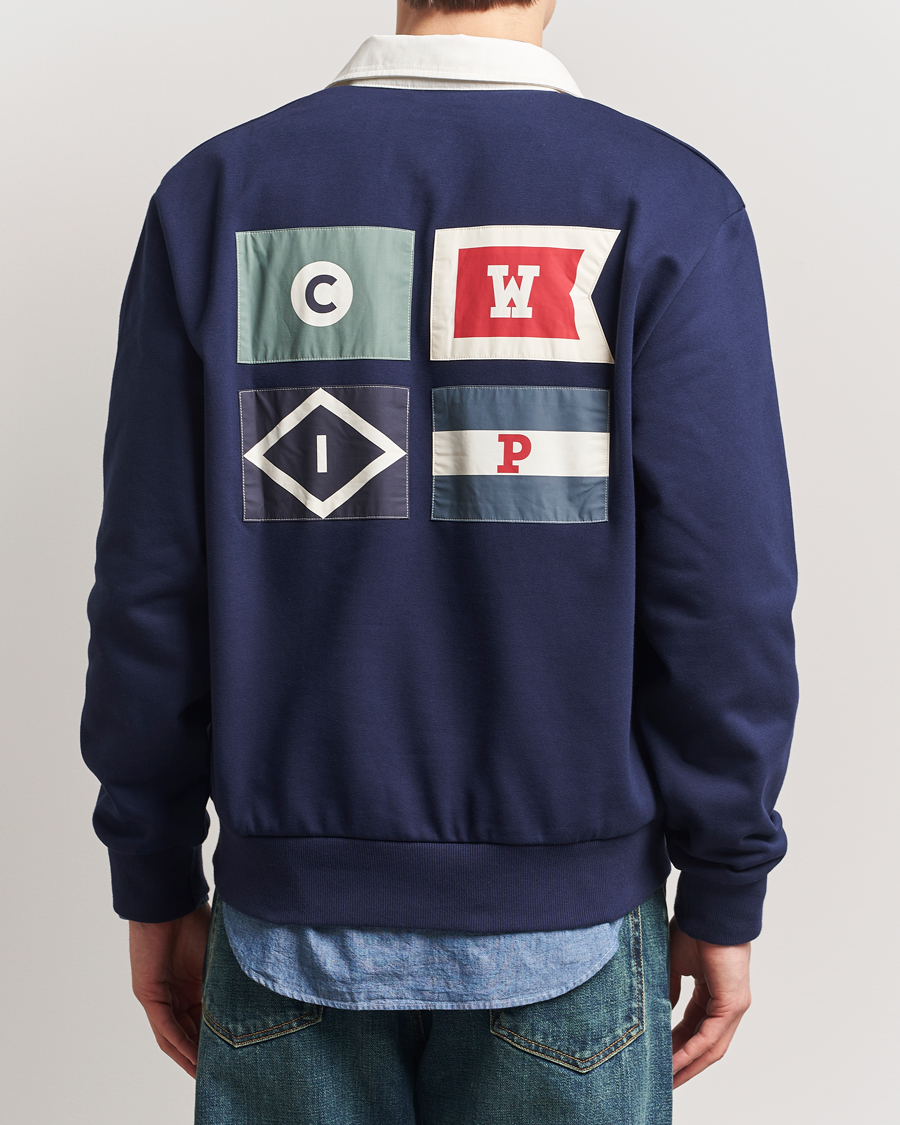 Men | Sweaters & Knitwear | Carhartt WIP | Flags Rugby Sweatshirt Space