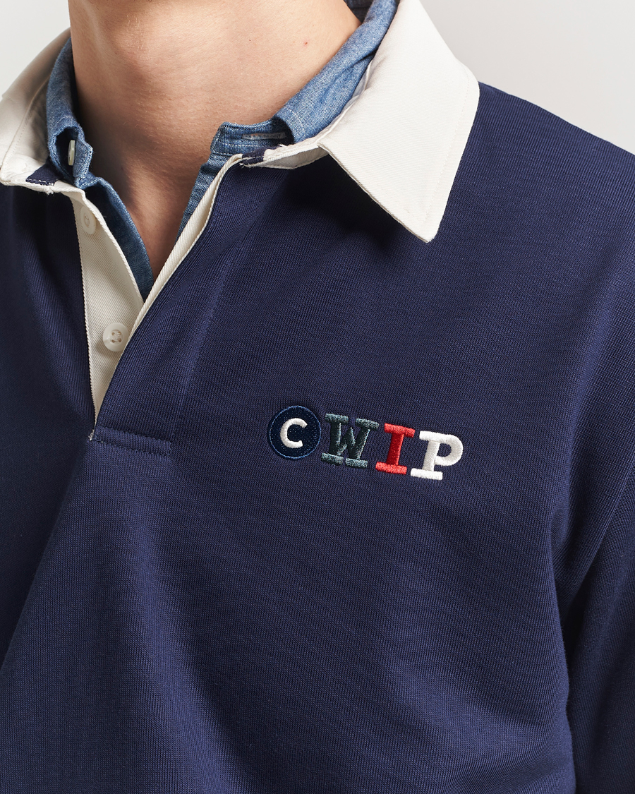 Men | Sweaters & Knitwear | Carhartt WIP | Flags Rugby Sweatshirt Space