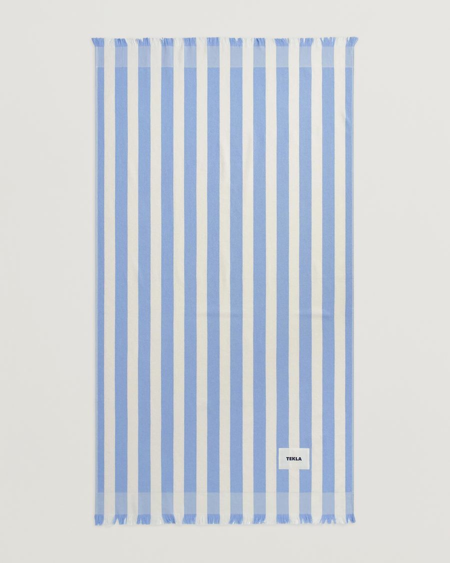 Men | Fabrics | Tekla | TeklaOrganic Terry Beach TowelMoro Stripes