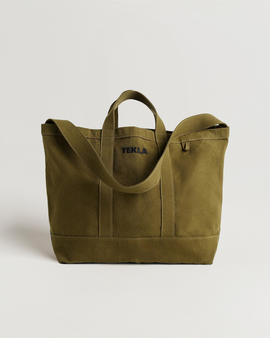 Men | Bags | Tekla | Beach Bag Olive