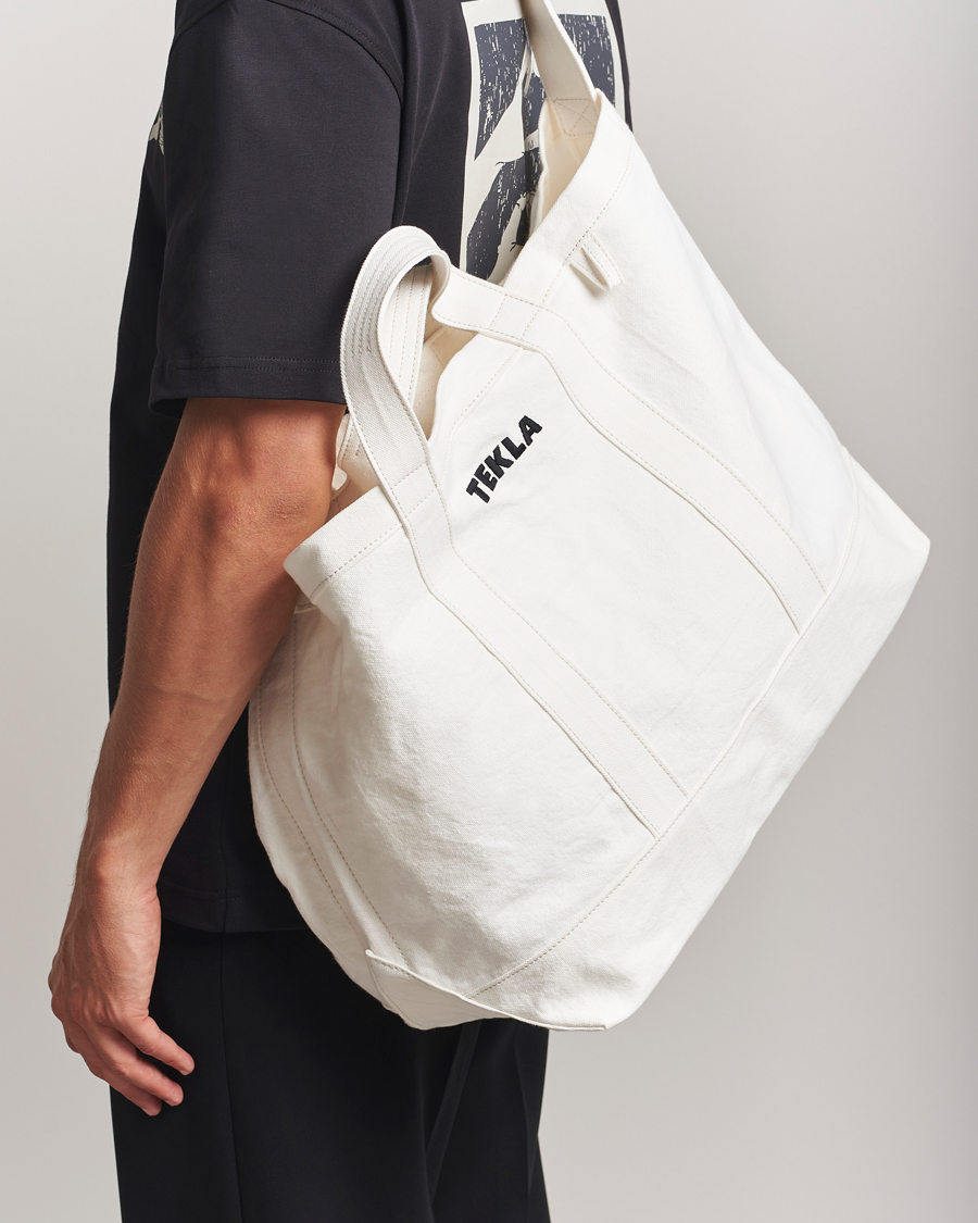Men | Bags | Tekla | Beach Bag Ivory
