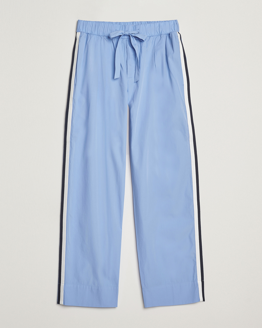 Men | Pyjamas & Robes | Tekla | Grosgrain Stripes Pyjama Pants Cornflower Blue