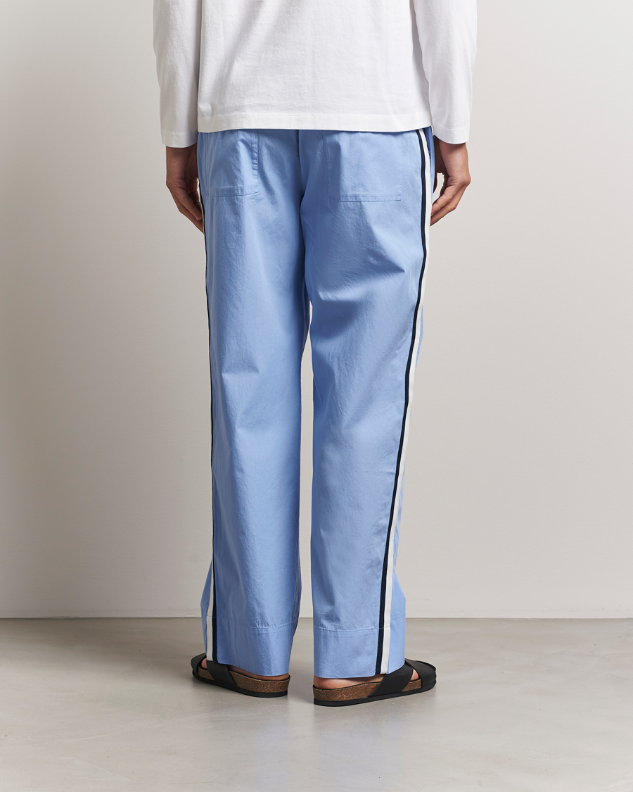 Men | Pyjamas & Robes | Tekla | Grosgrain Stripes Pyjama Pants Cornflower Blue