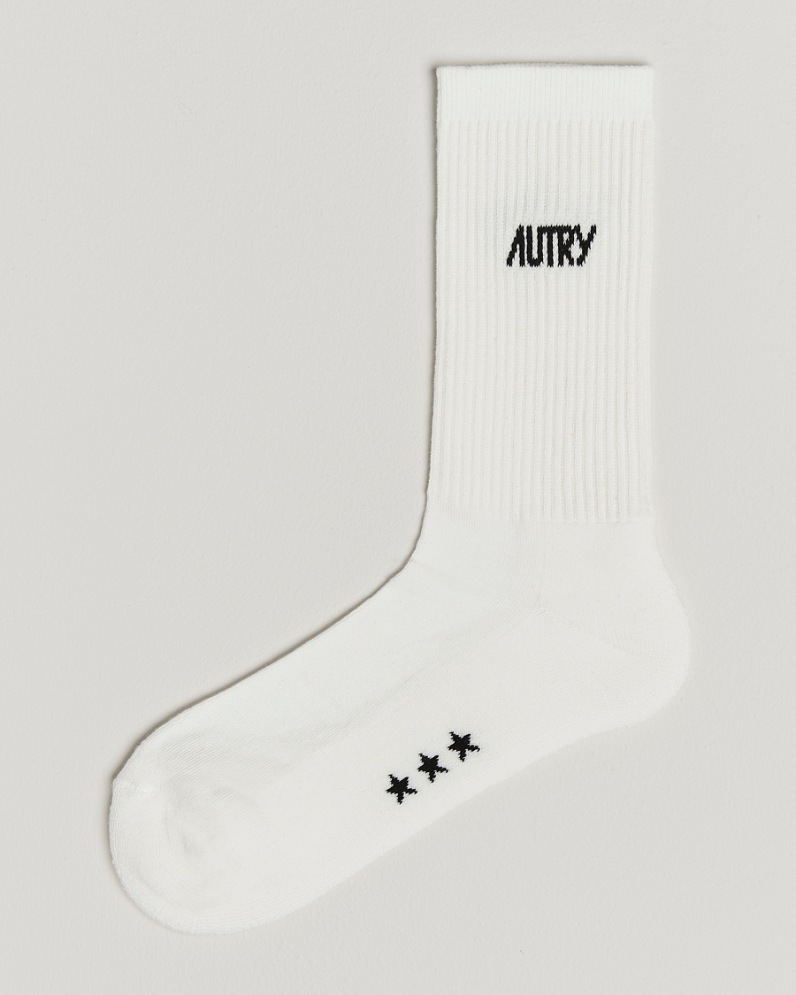 Men | Underwear & Socks | Autry | Logo Socks Cream/Black