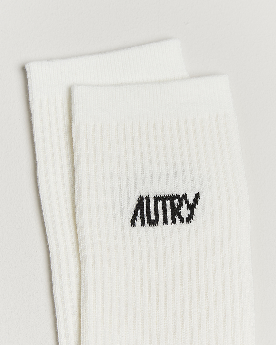 Men | Underwear & Socks | Autry | Logo Socks Cream/Black