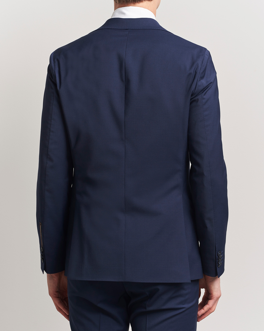 Men | Blazers | Oscar Jacobson | Ego Wool Blend Blazer Navy
