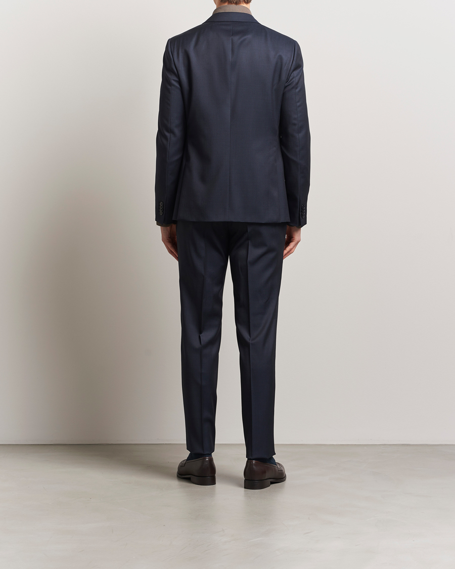 Men | Suits | Zegna | Tailored Wool Suit Navy