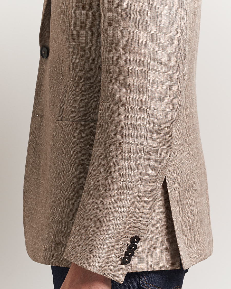 Men | Blazers | Zegna | Unconstructed Wool/Linen Blazer Beige