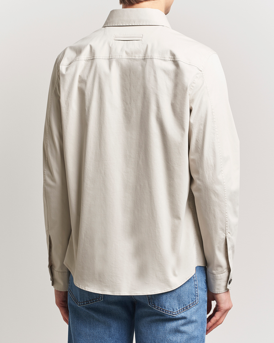 Men | Shirts | Zegna | Premium Cotton Overshirt Beige
