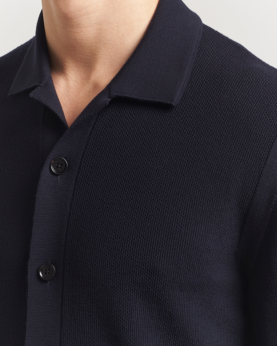 Men | Sweaters & Knitwear | Zegna | Structured Wool Cardigan Navy