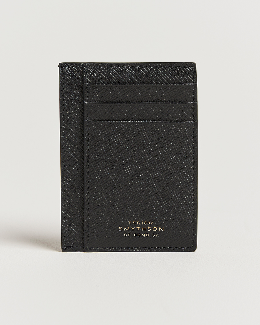 Men | Wallets | Smythson | Panama 773 Cardholder Black