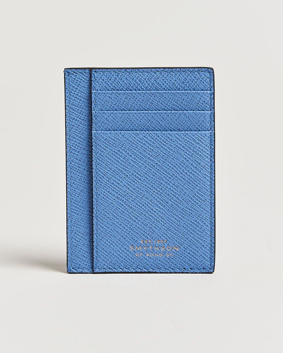 Men | Wallets | Smythson | Panama 773 Cardholder Nile Blue