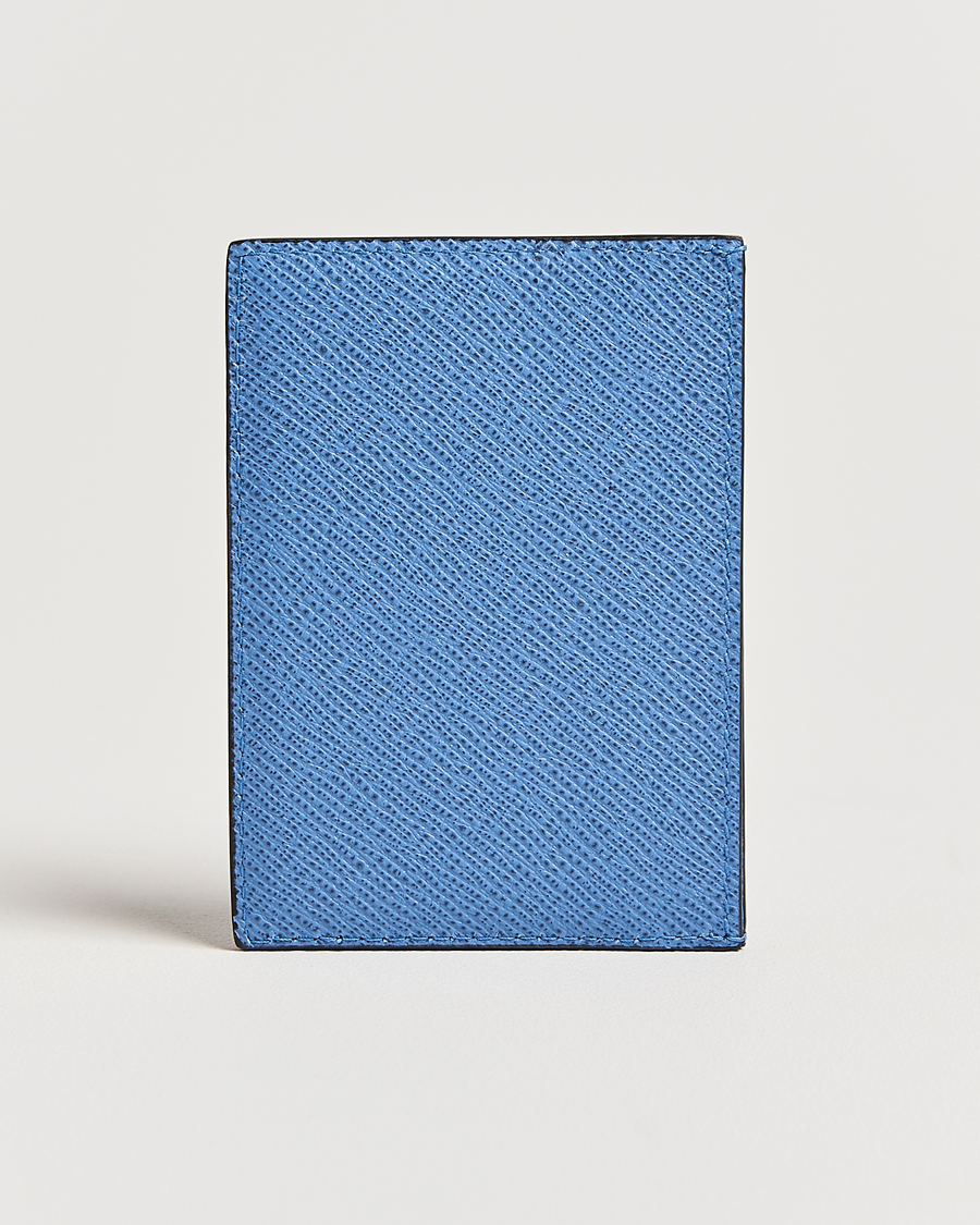 Men | Wallets | Smythson | Panama 773 Cardholder Nile Blue