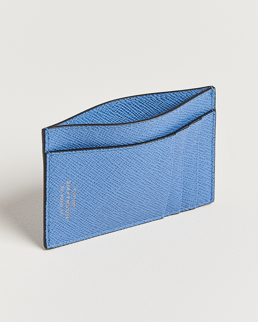 Men | Wallets | Smythson | Panama 773 Cardholder Nile Blue