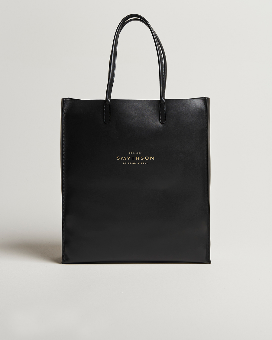 Men | Bags | Smythson | Pavilion Kingly Tote Black