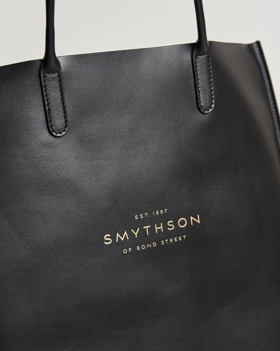 Men | Bags | Smythson | Pavilion Kingly Tote Black