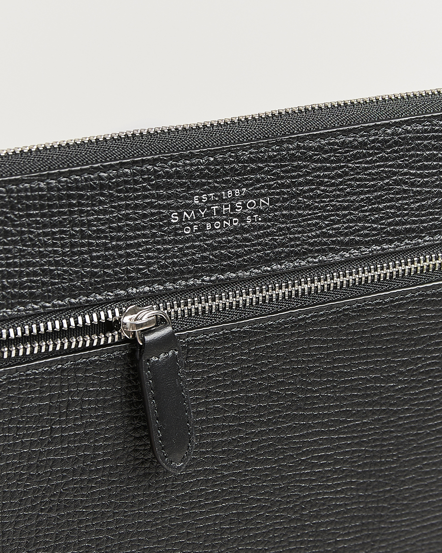 Men | Bags | Smythson | Ludlow Flat Organiser Pouch Black