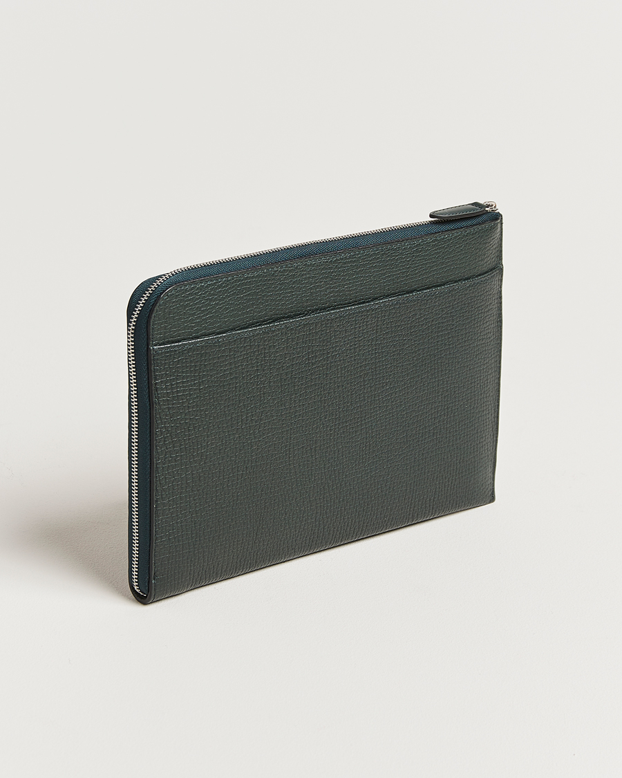 Men | Smythson Ludlow Flat Organiser Pouch Bottle Green | Smythson | Ludlow Flat Organiser Pouch Bottle Green