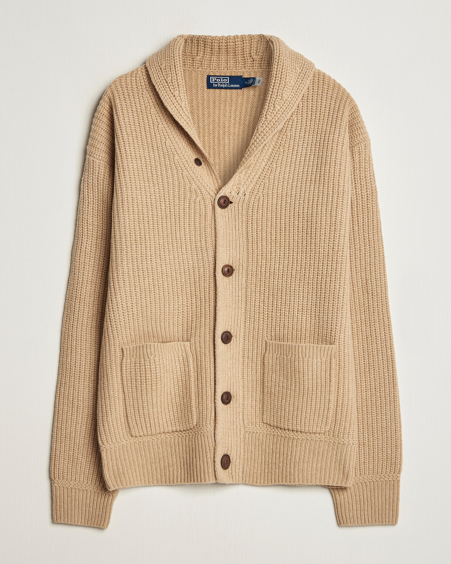 Men | Sweaters & Knitwear | Polo Ralph Lauren | Wool/Cashmere Cardigan Dune Melange
