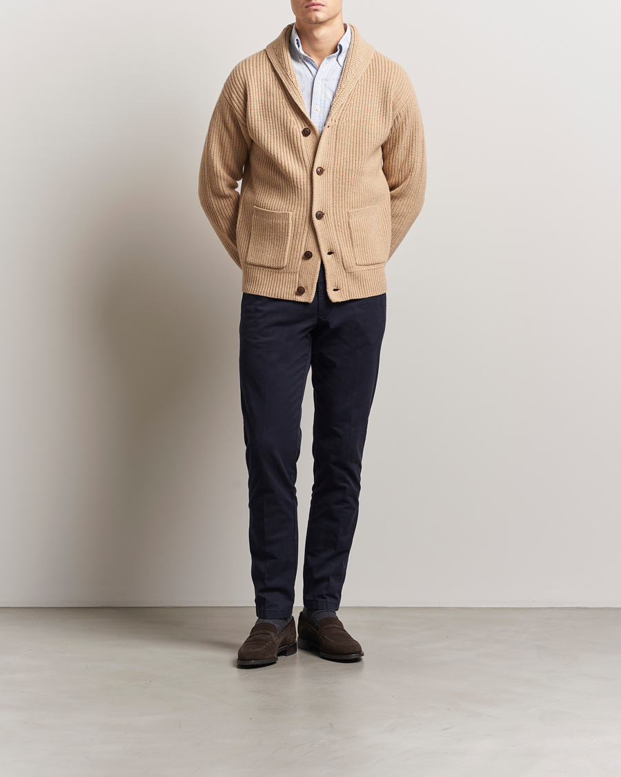 Men | Sweaters & Knitwear | Polo Ralph Lauren | Wool/Cashmere Cardigan Dune Melange