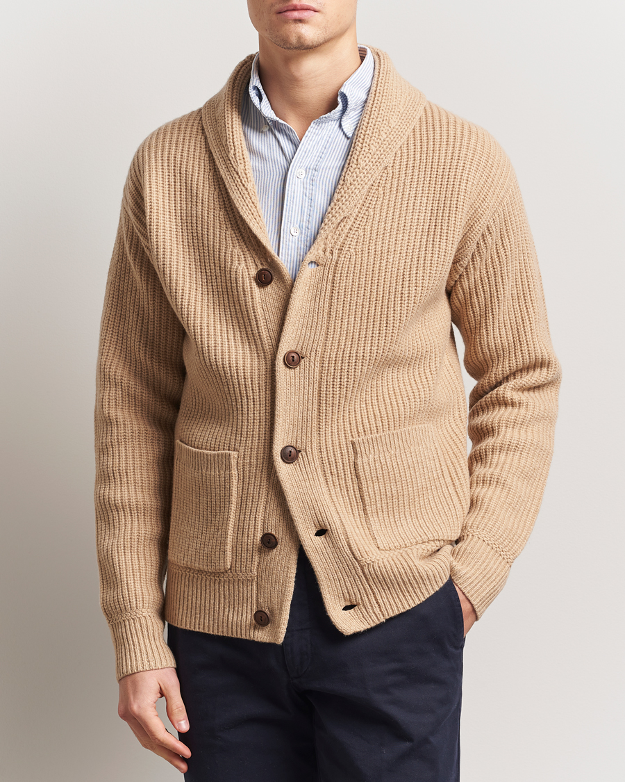 Men | Sweaters & Knitwear | Polo Ralph Lauren | Wool/Cashmere Cardigan Dune Melange