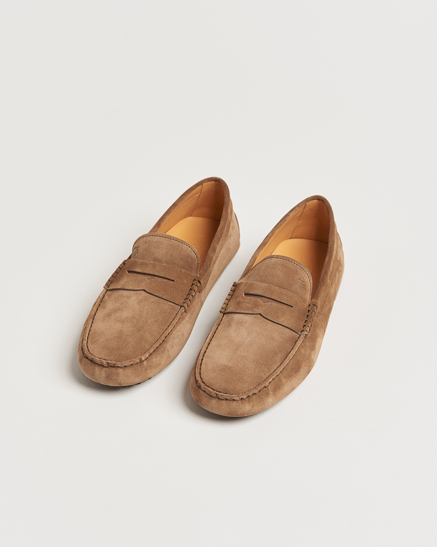 Men | Moccasins | Tod's | Gommino Carshoe Brown Suede