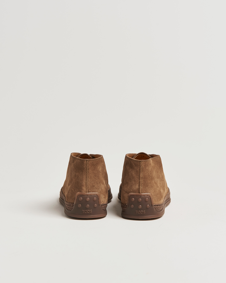 Men | Boots | Tod's | Raffia Chukka Boot Brown Suede
