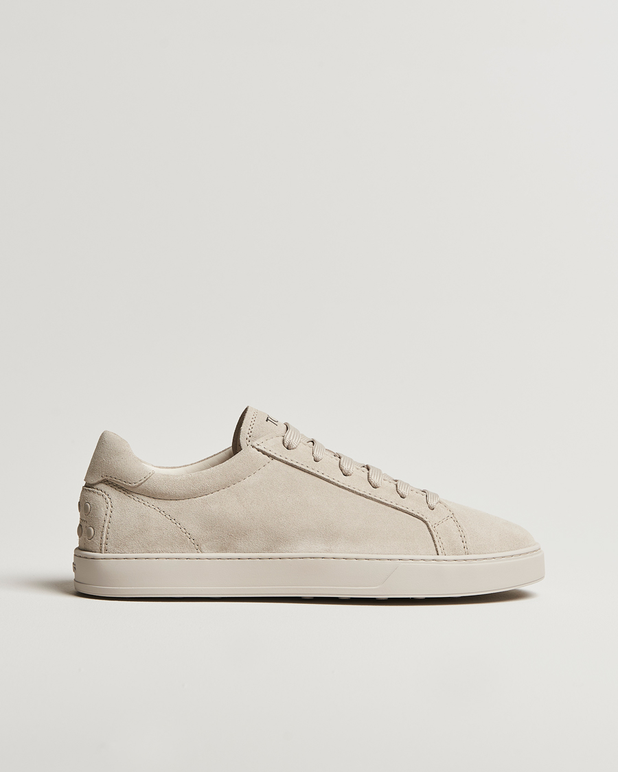 Men | Sneakers | Tod's | Cassetta Lacciata Sneaker Light Grey Suede