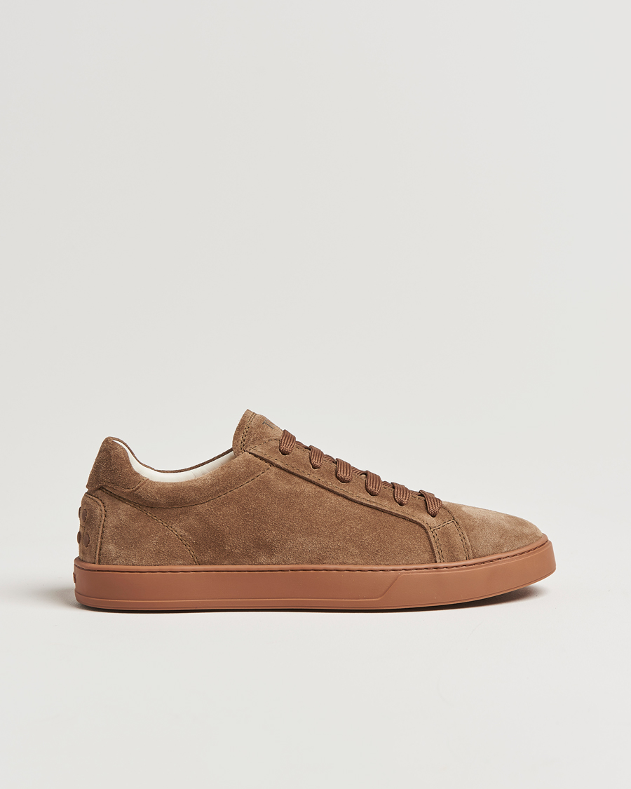 Men | Sneakers | Tod's | Cassetta Lacciata Sneaker Brown Suede