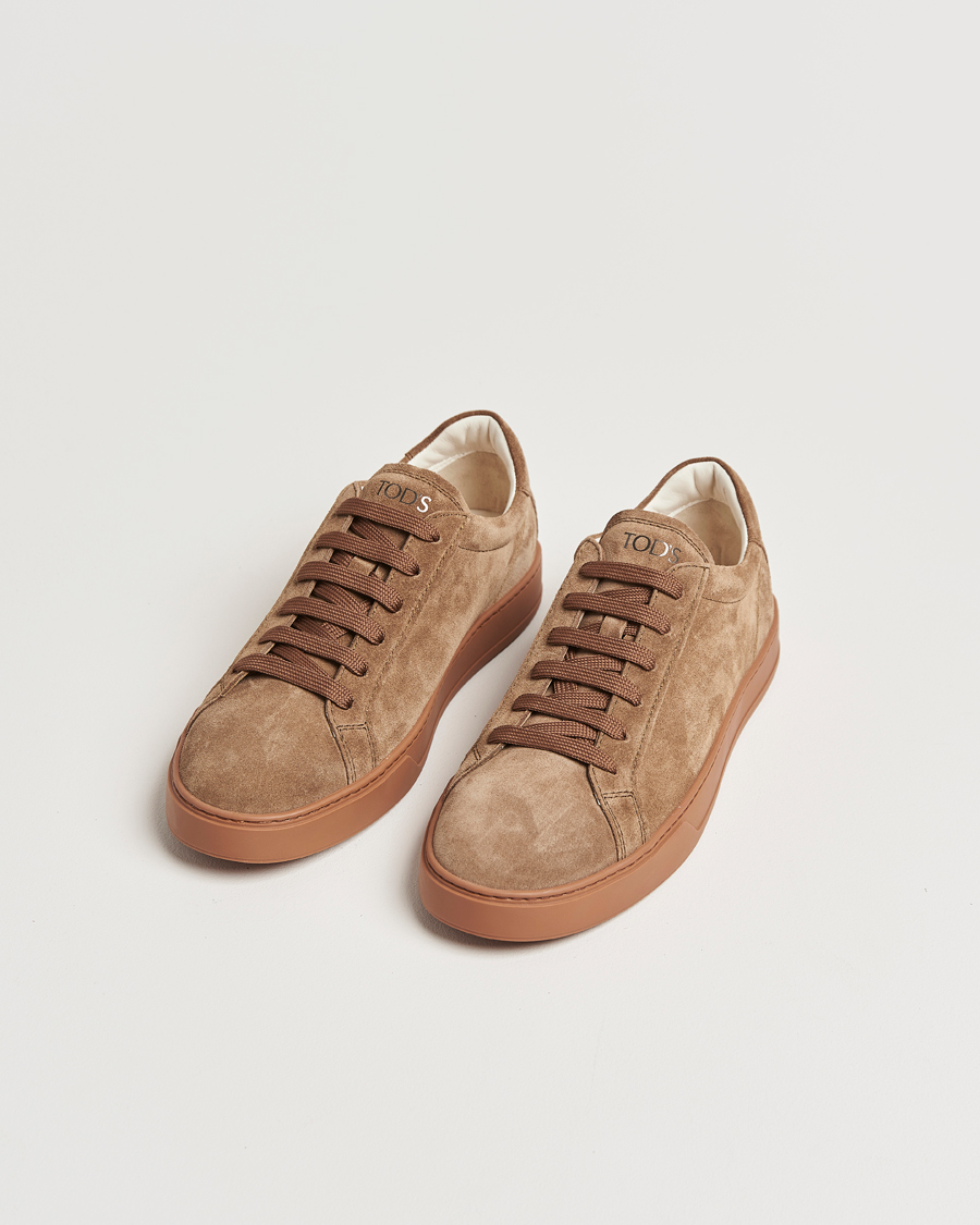 Men | Sneakers | Tod's | Cassetta Lacciata Sneaker Brown Suede