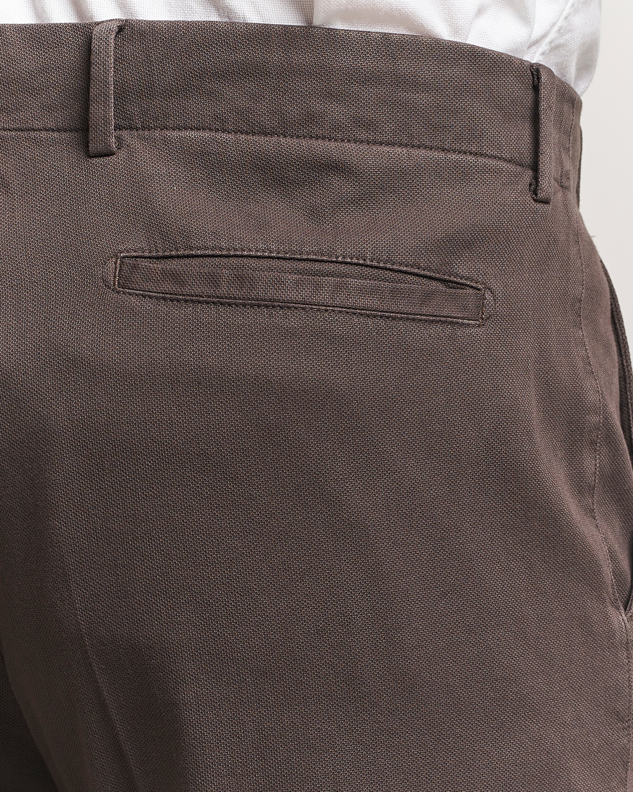 Men | Trousers | Boglioli | Regular Fit Cotton Chinos Brown